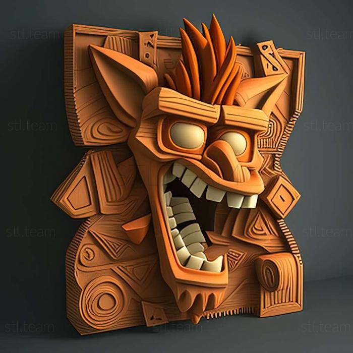 3D модель Гра Crash Bandicoot (STL)